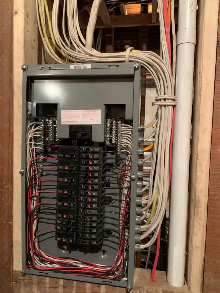 Panneau électrique et câblage résidentiel